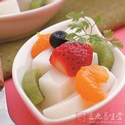 杏仁豆腐什錦水果作法