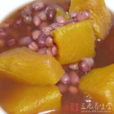 南瓜紅豆湯