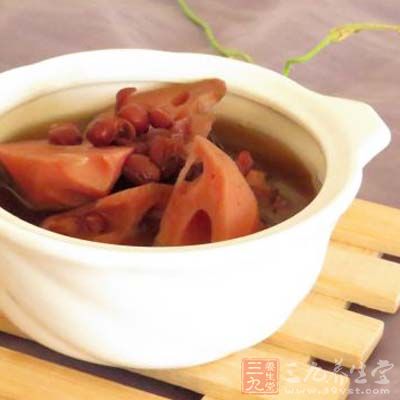 蓮藕紅豆湯