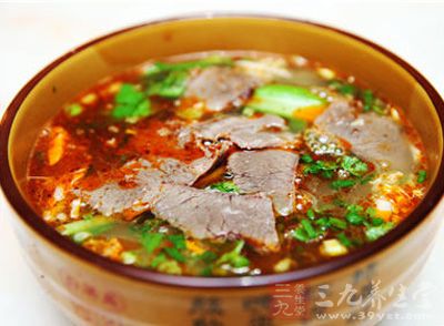 牛肉湯更是淮上人家美味佳肴