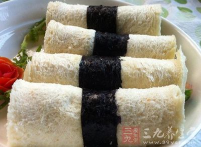 海苔鮮蔬吐司卷 海苔鮮蔬吐司卷