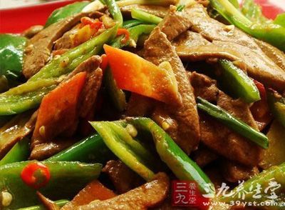 柿子椒爆炒鮮鱿 柿子椒爆炒鮮鱿