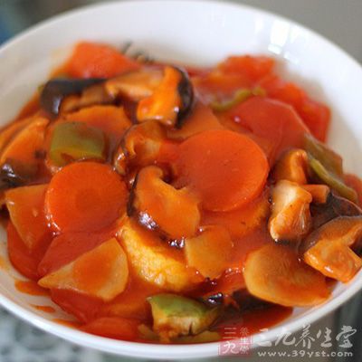香菇甜椒西紅柿面 香菇甜椒西紅柿面