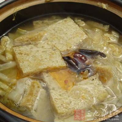 酸菜粉絲凍豆腐的做法