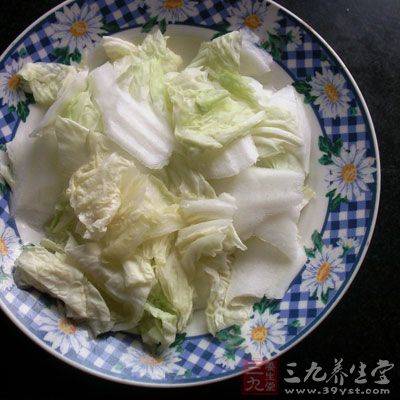 准備材料白菜