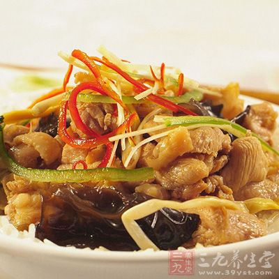 黑木耳蒸雞 黑木耳蒸雞