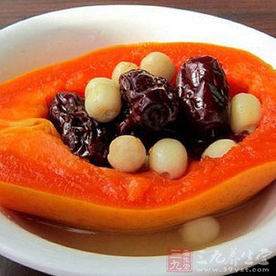 將木瓜倒下去