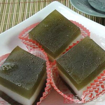 芝麻海帶糕
