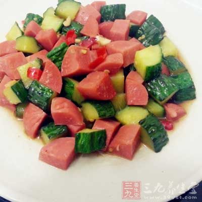 黃瓜火腿炒肉