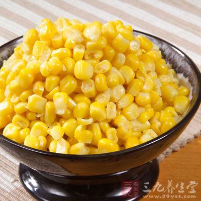 玉米粒中豐富的鈣可起到降血壓的功效