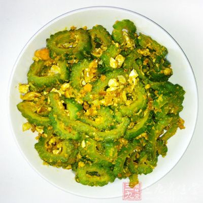 鹹蛋炒苦瓜做法