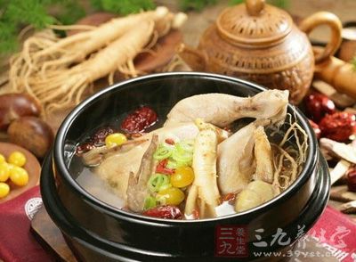 人參雞湯是一道美味的菜肴