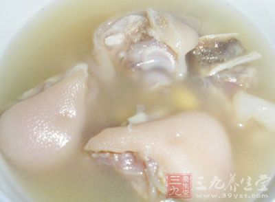 豬蹄裡含有豐富的膠原蛋白 豬蹄裡含有豐富的膠原蛋白