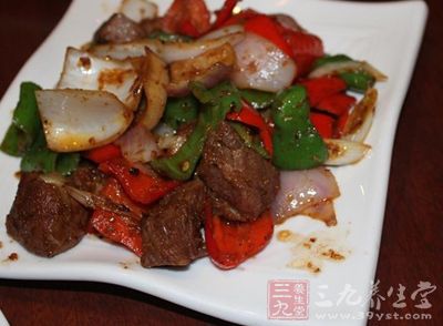 洋蔥炒牛肉