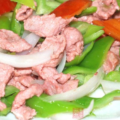 青椒炒肉做法二 青椒炒肉做法二