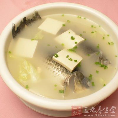 豆腐鲫魚湯含有全面而優質的蛋白質