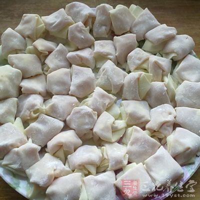 包好的馄饨