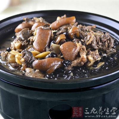 狗肉炖黑豆