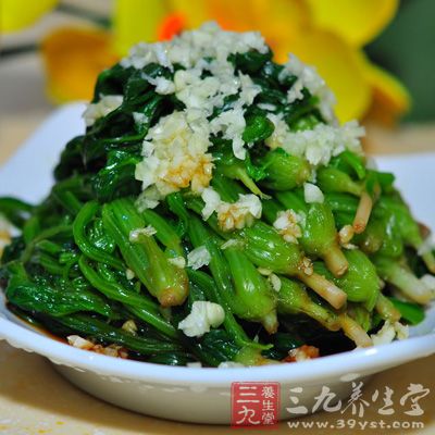 蒜泥菠菜做法