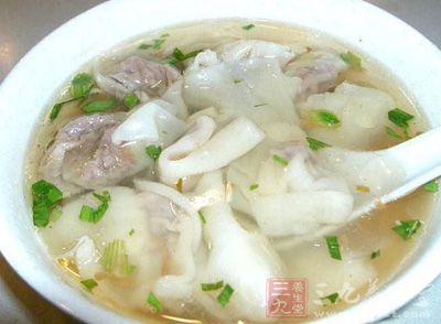 馄饨是中國漢族傳統面食之一