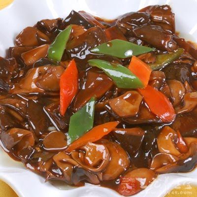 香菇、口蘑、蚝油、面筋、香蔥