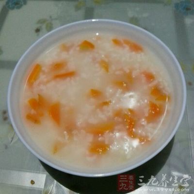 胡蘿卜大米粥