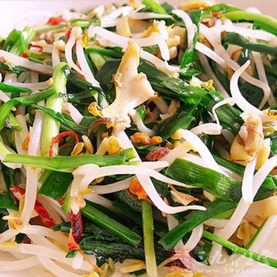韭菜干豆腐炒粉條 韭菜干豆腐炒粉條