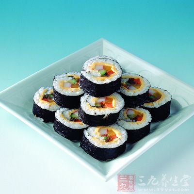 蔬菜飯團壽司卷