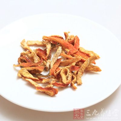 陳皮可調和藥性，通氣健胃，化痰理氣