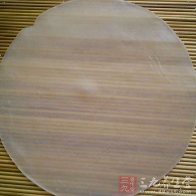 涼皮變透明即可馬上取出