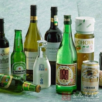酒類，酒類幾乎都會引起火氣