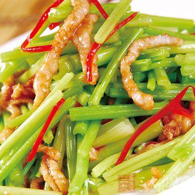 芹菜炒肉絲