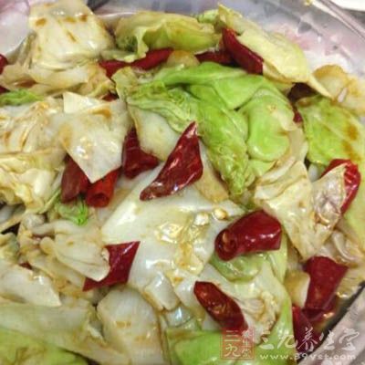 酸辣洋白菜