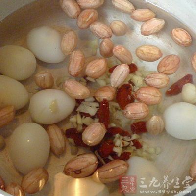 花生枸杞蛋