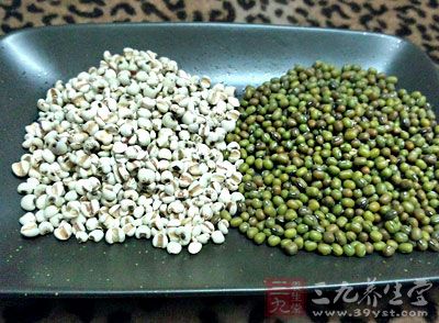 薏米適量、綠豆適量