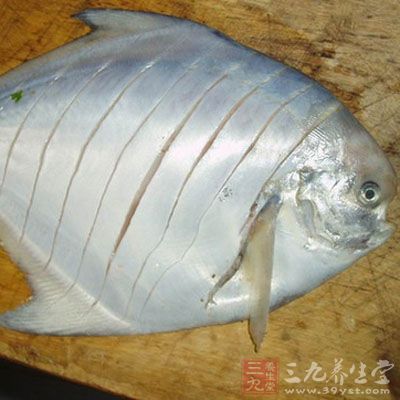 鲳魚移入蒸鍋中蒸熟,取出 鲳魚移入蒸鍋中蒸熟,取出