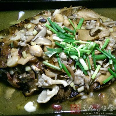 將基圍蝦、西蘭花飛水,點綴裝盤即成 將基圍蝦、西蘭花飛水,點綴裝盤即成