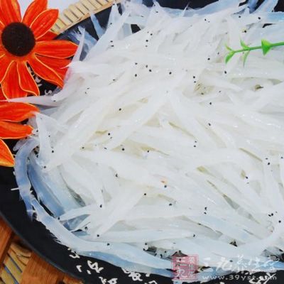 每百克銀魚可供給熱量407千卡