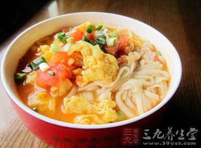 西紅柿雞蛋面也叫番茄雞蛋面，是一種非常常見的面條做法