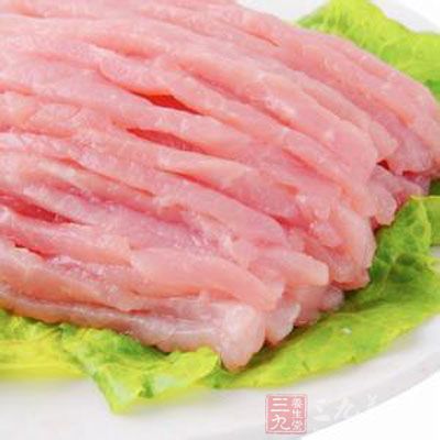 肉絲洗淨濾干 肉絲洗淨濾干