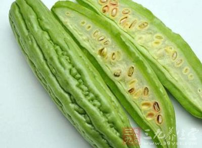 苦瓜：清熱解毒