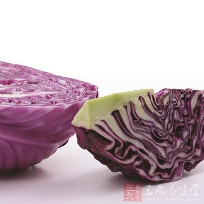 紫甘藍可防治感冒，緩解感冒引起的咽喉疼痛