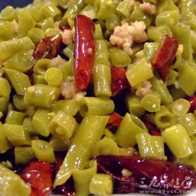 豆角香菇炒肉 豆角香菇炒肉