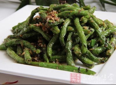 干煸四季豆的制作方法