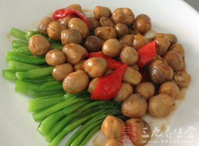 草菇菜心的制作方法