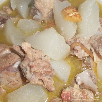 蘿卜蝦米排骨湯的制作方法