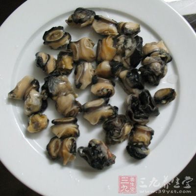 新鮮的田螺肉750克