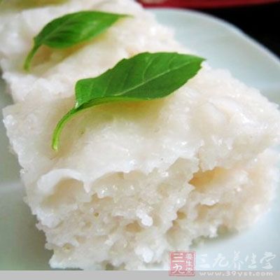 白糖糕最後將發好的面糊上鍋蒸20分鐘即可 白糖糕最後將發好的面糊上鍋蒸20分鐘即可