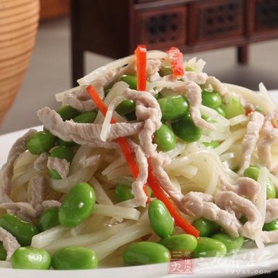 茭白木耳炒肉絲的做法