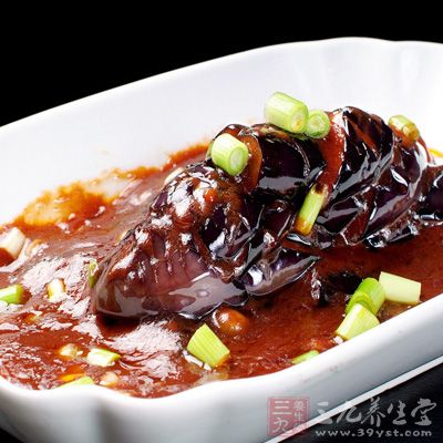 鮑汁醬茄子的制作方法